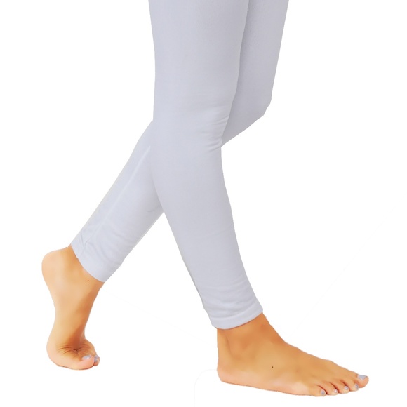 Women`s Fleece Leggings Buttery Soft Pants - Picture 4 of 4